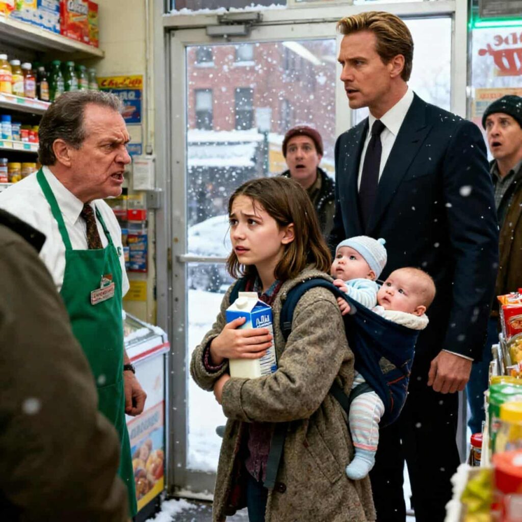 A young girl was escorted out of a grocery store for trying to steal a ...